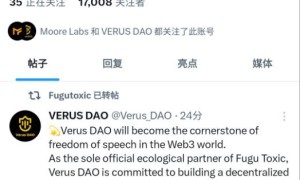 Verus DAO成为Fugu toxic唯一官方生态合作伙伴